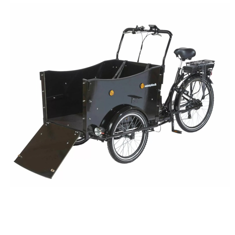AMCargoBikes Curve Dog Friendly Cargo Electric Tricycle