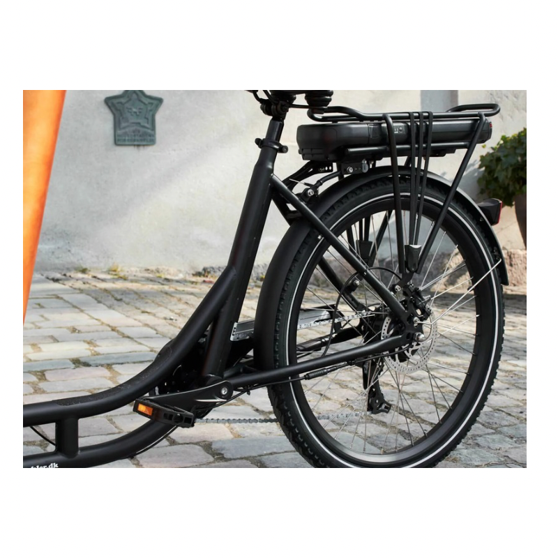 AMCargoBikes Ultimate Harmony Cargo Electric Tricycle – Black/Woodgrain