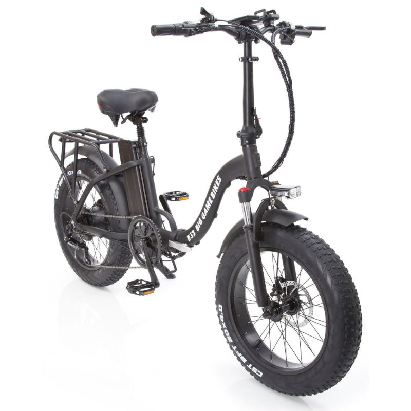 Big Game Bikes Impala Folding Step Through eBike 250w Fat Tyre