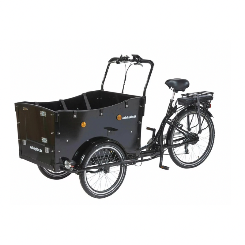 AMCargoBikes Curve Kindergarten Open Cargo Electric Tricycle