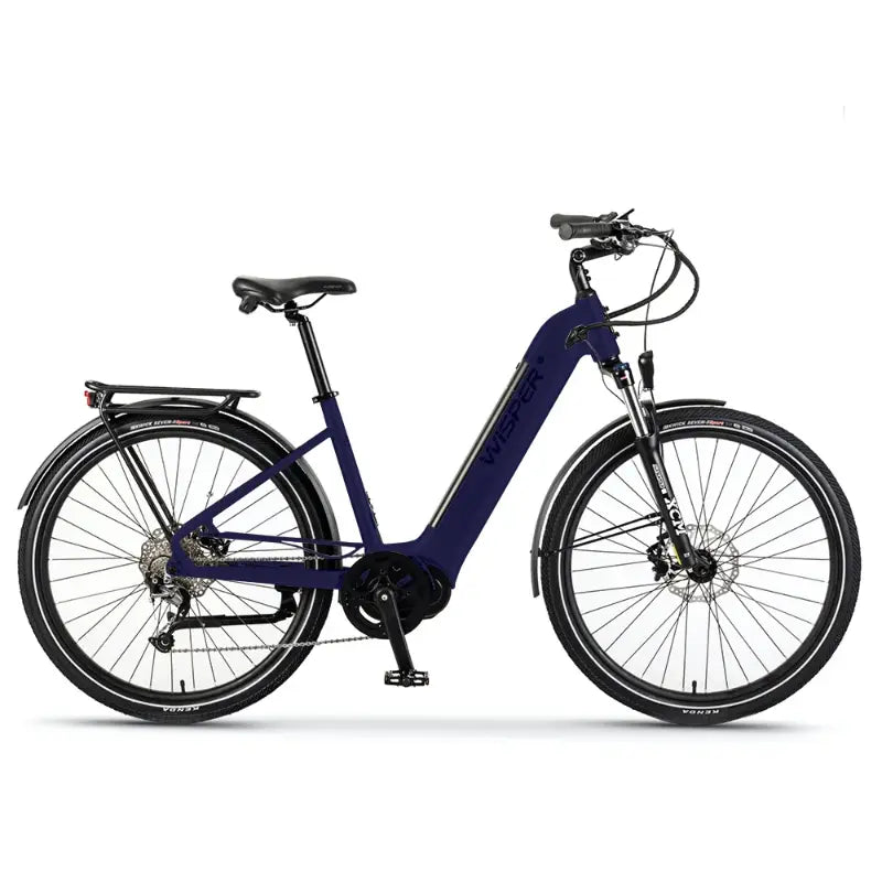 Wisper Wayfarer M7 Mid-Drive Step-Through 250W 43.2V Electric Bike Navy