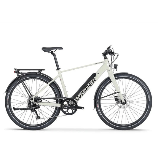 Wisper Tailwind Comfort Crossbar 250W Electric Bike Stone