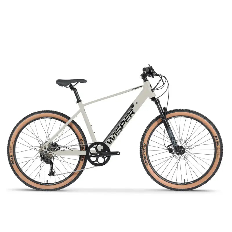 Wisper Tailwind Trail Crossbar 250W Electric Bike Stone