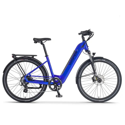 Wisper Wayfarer H7 Hub-Drive Step-Through 250W 43.2V Electric Bike Blue