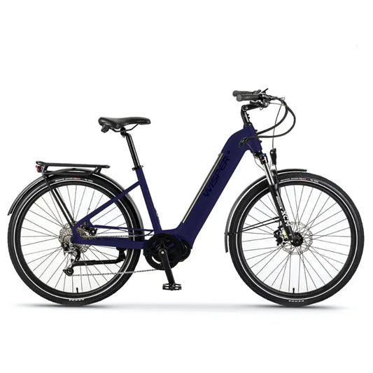 Wisper Wayfarer M7 Mid-Drive Step-Through 250W 43.2V Electric Bike Navy