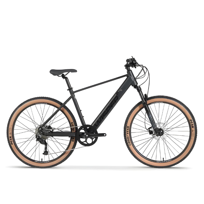 Wisper Tailwind Trail Crossbar 250W Electric Bike Black